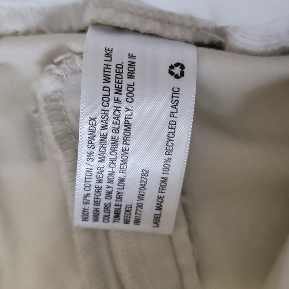 Cat & Jack School Uniform Pants Adjustable Waist Beige 5 New - Picture 7 of 12